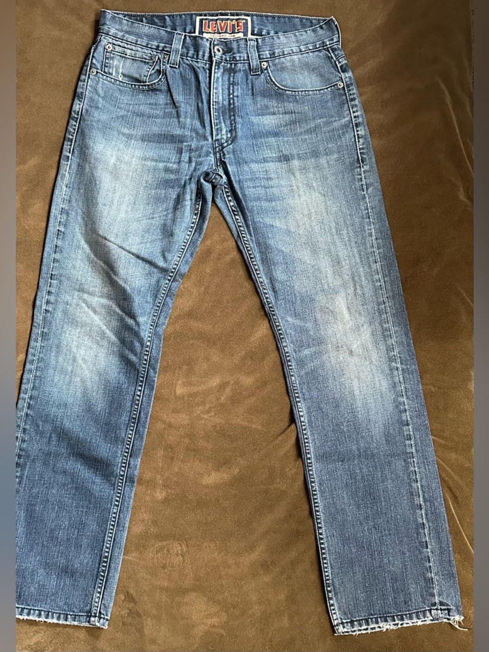 Levi's Men's Faded Blue Straight Jeans